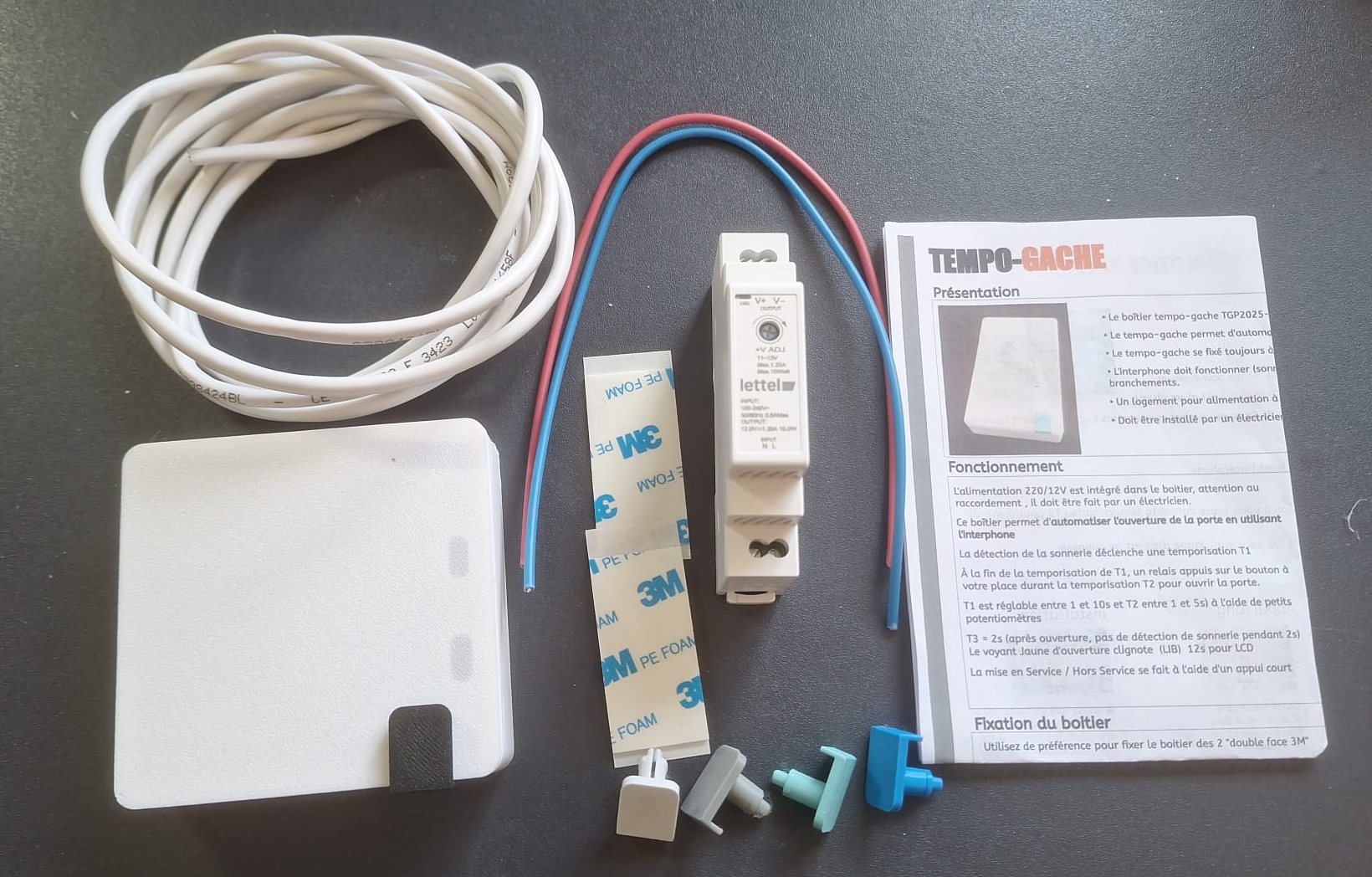 Kit TPG-MINI avec alimentation pour tableau électrique
